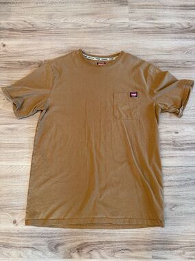 Wrangler Short-Sleeve Pocket T-Shirt - Brown